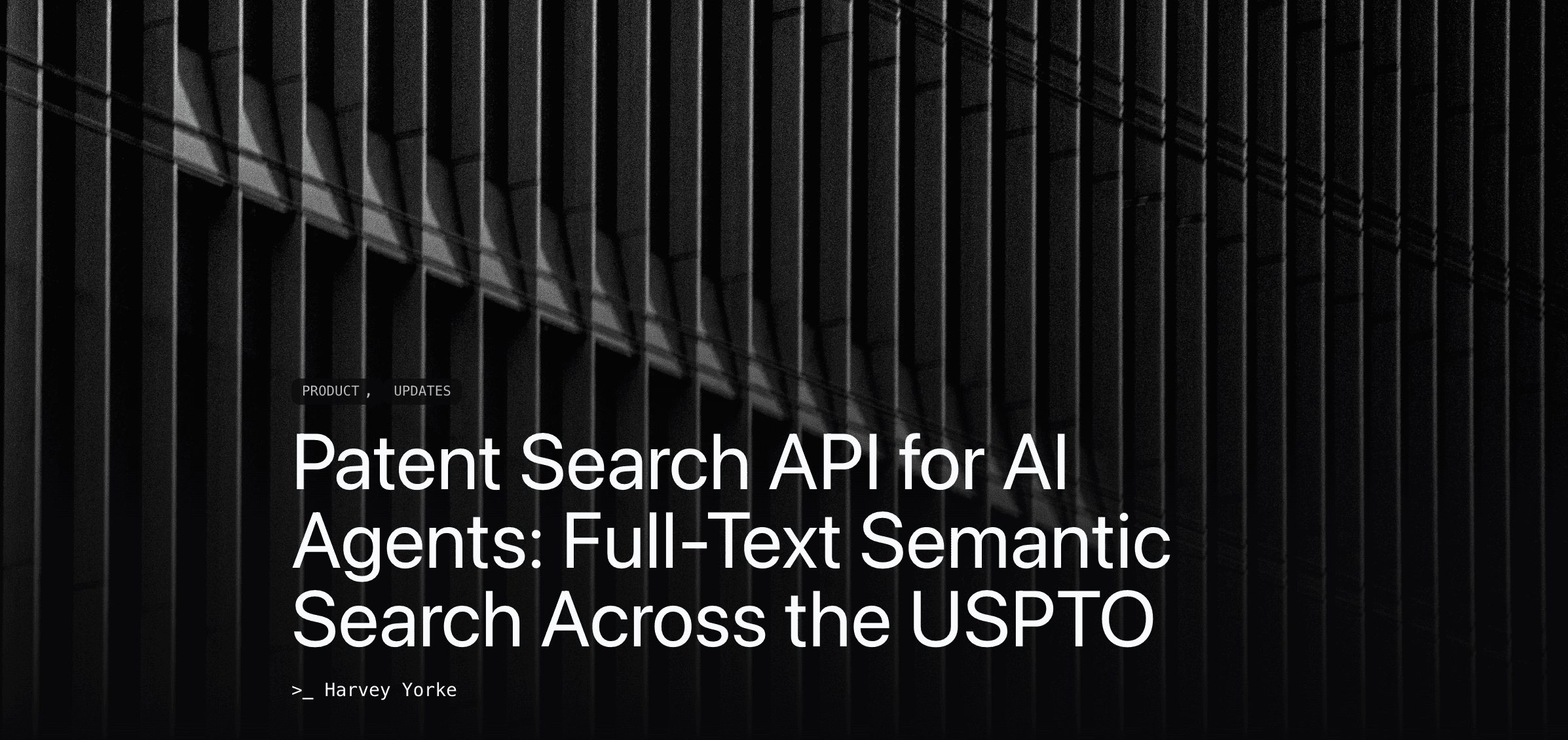 Patent Search API for AI Agents: Full-Text Semantic Search Across the USPTO